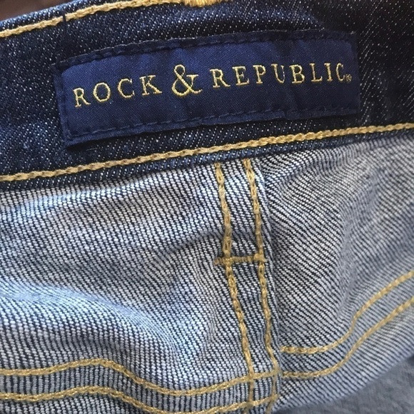 ROCK & Republic Hula stretch denim shorts 6 - Picture 7 of 11
